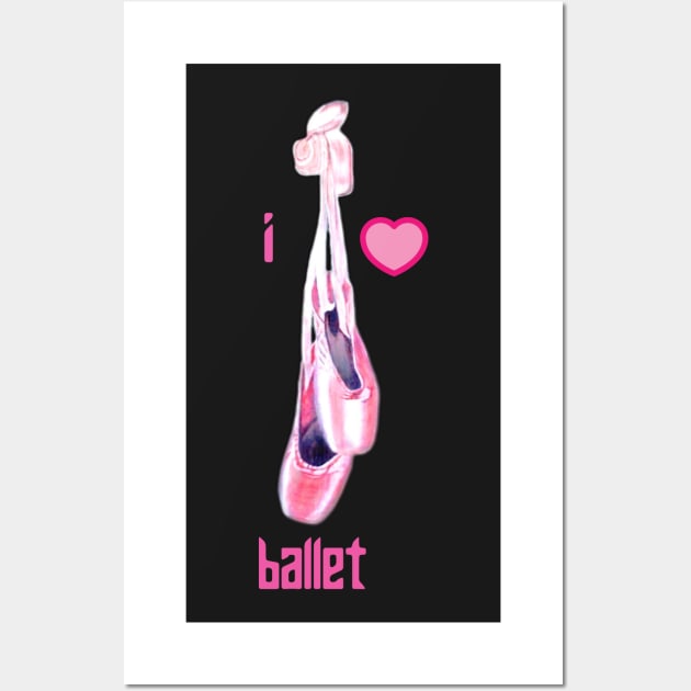 I love ballet Wall Art by tavartist